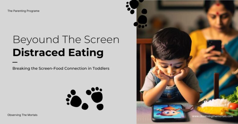 Distracted Eating: Breaking the Screen-Food Connection in Toddlers